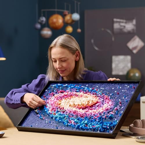 LEGO Art 31212 Milchstraßen-Galaxie – Wanddeko & Bauset für Erwachsene, kreative Astronomie-Wandkunst
