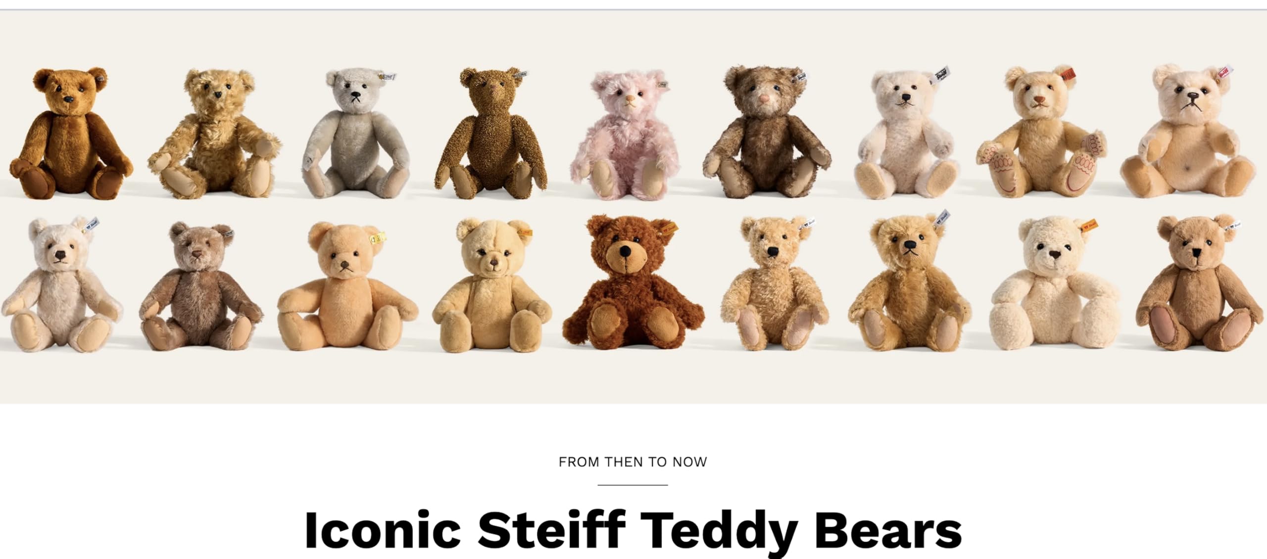 Steiff Kuscheltier Jimmy Teddybär, Süßes Stofftier mit Kunststoffaugen, Kinder, Jungen & Mädchen, Friends, Plüschtier 30 cm