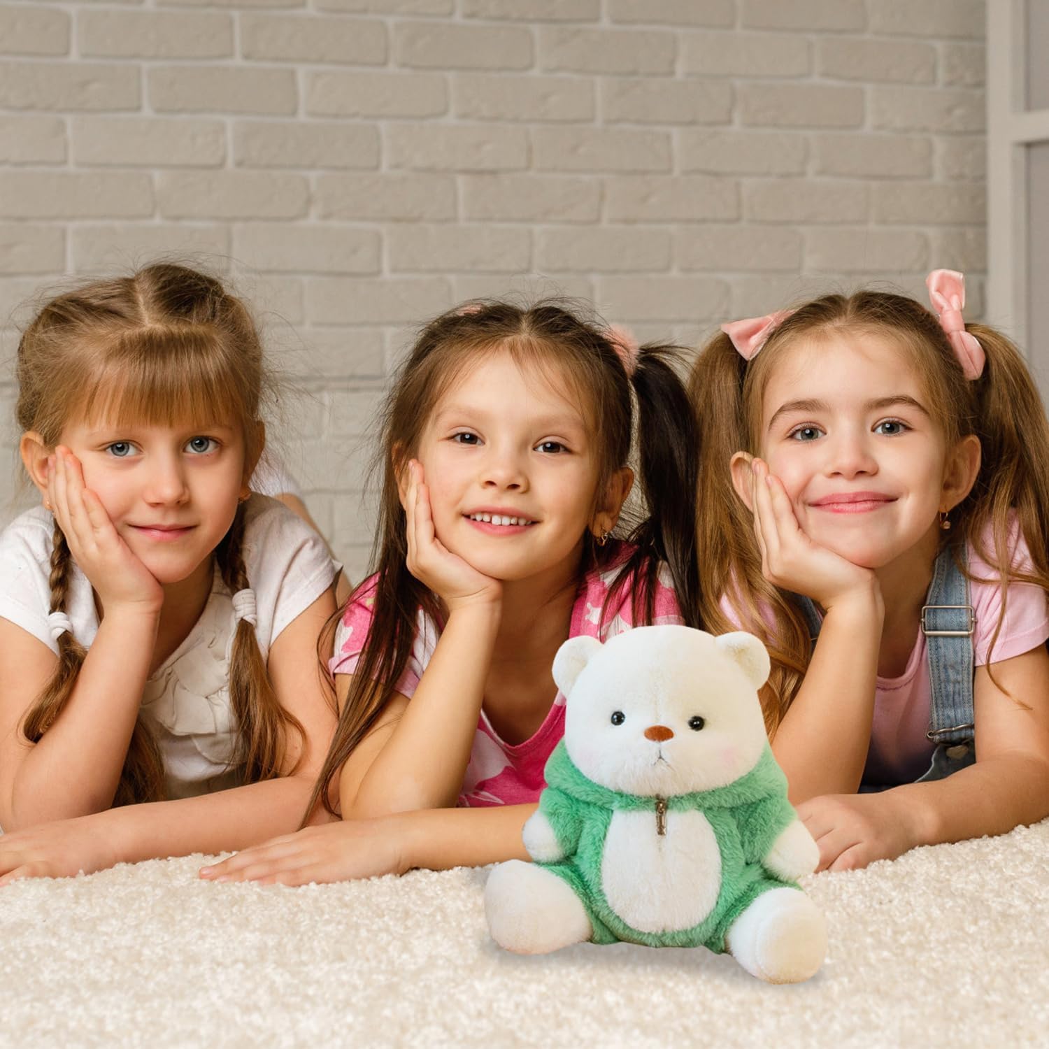 Plüschtier Teddybär mit Dinosaurier Kostüm, 30cm Teddybär, Teddy P-lüschtier, Pl-üschtier Stofftier Teddy, Teddybär Plüschtier