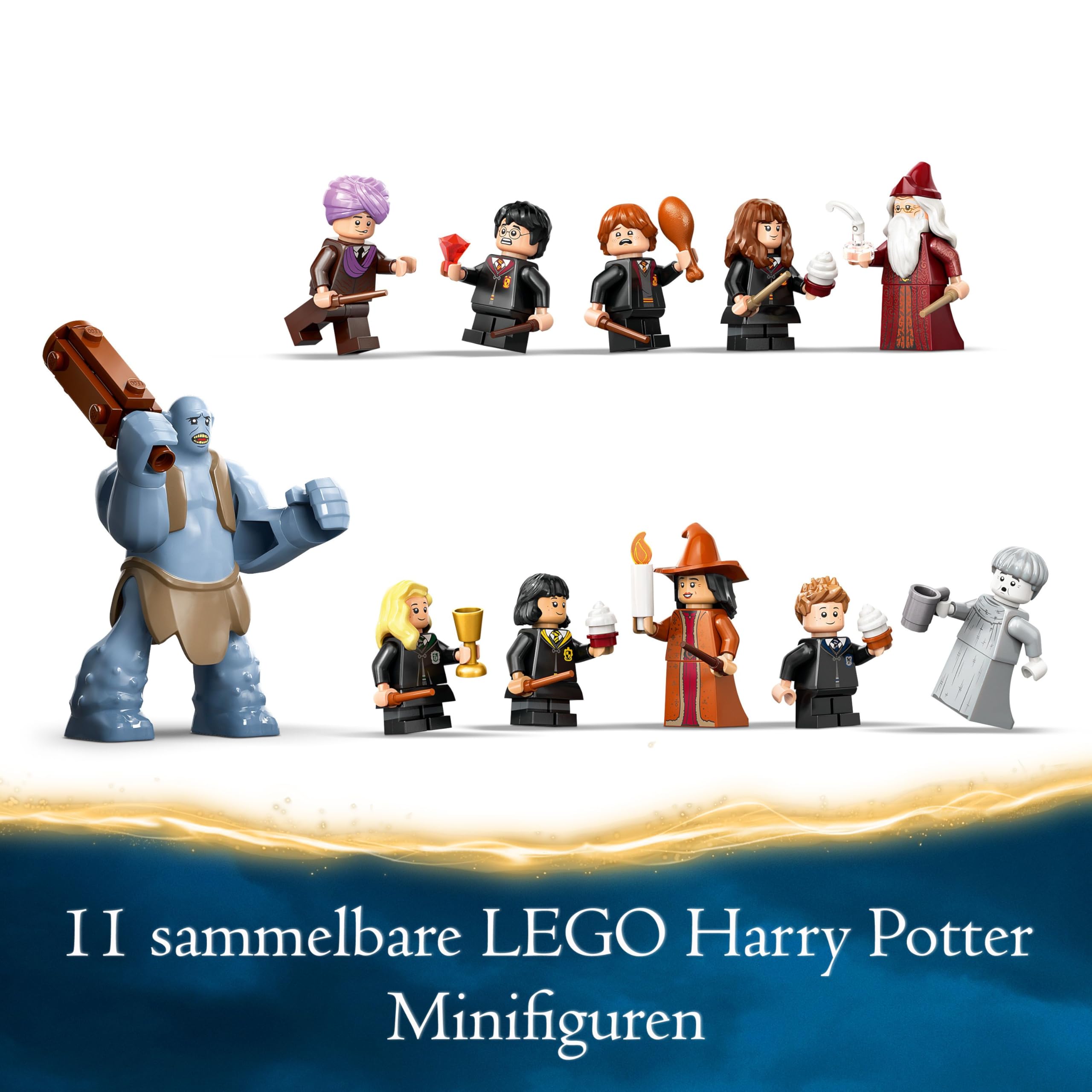 LEGO Harry Potter 76435 Schloss Hogwarts – Sammlerset mit 11 Minifiguren & Großer Halle