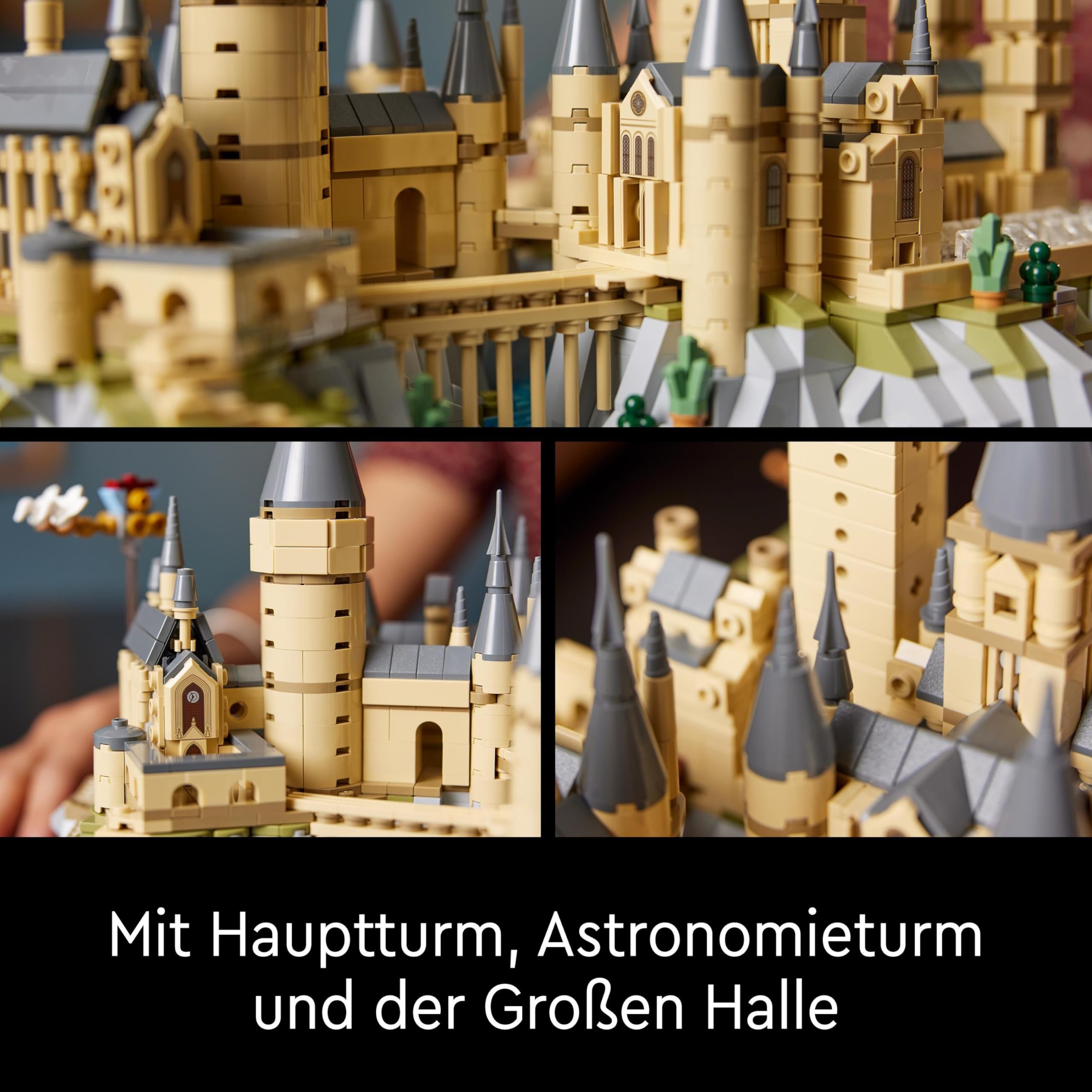 LEGO Harry Potter 76419 Schloss Hogwarts Gelände – Sammlerset mit Kammer des Schreckens & Figuren