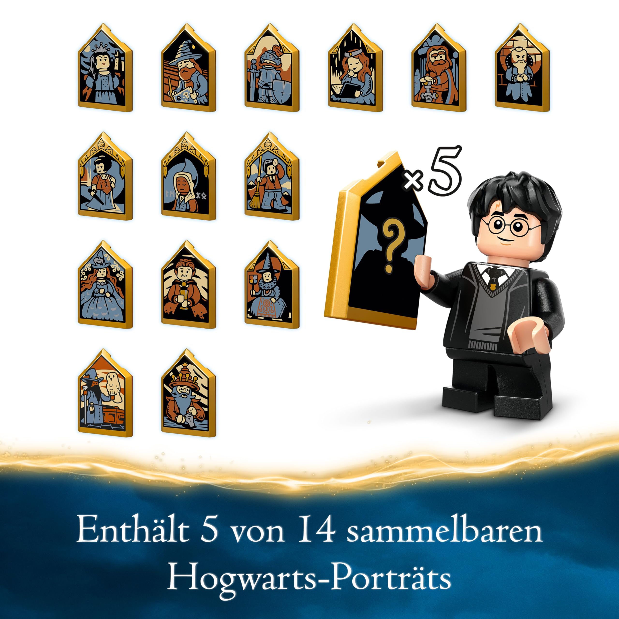 LEGO Harry Potter 76435 Schloss Hogwarts – Sammlerset mit 11 Minifiguren & Großer Halle