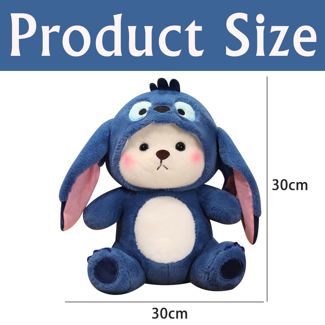 MEZHEN Teddybär Plüsch Niedliche Tier Plüschtiere Bär Puppe Geschenk für Kinder Jungen Mädchen Geburtstag Kuscheltier Bär