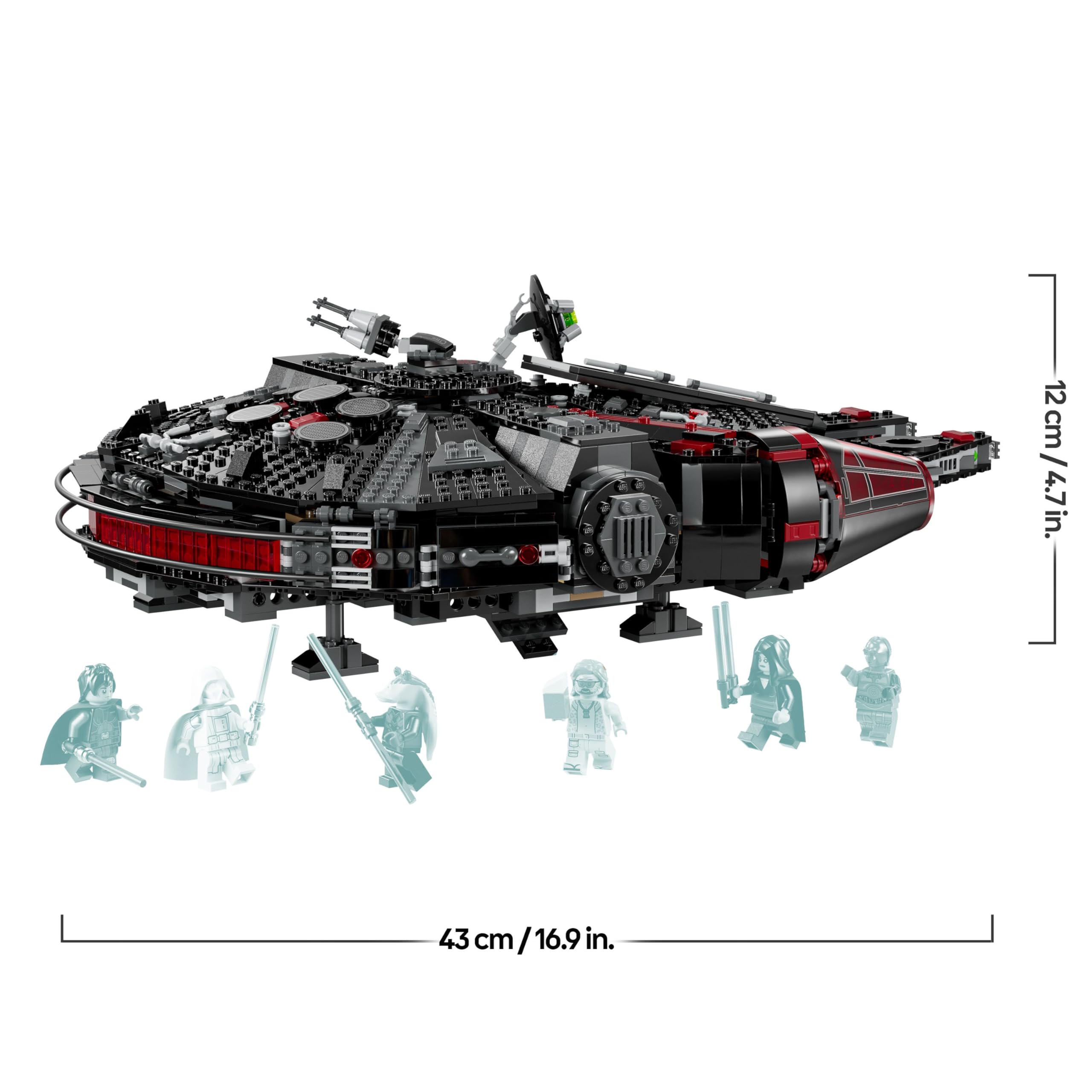 LEGO Star Wars 75389 Der Dunkle Falke – Spielzeug mit Shootern & 6 Minifiguren, Geschenk für Kinder & Erwachsene