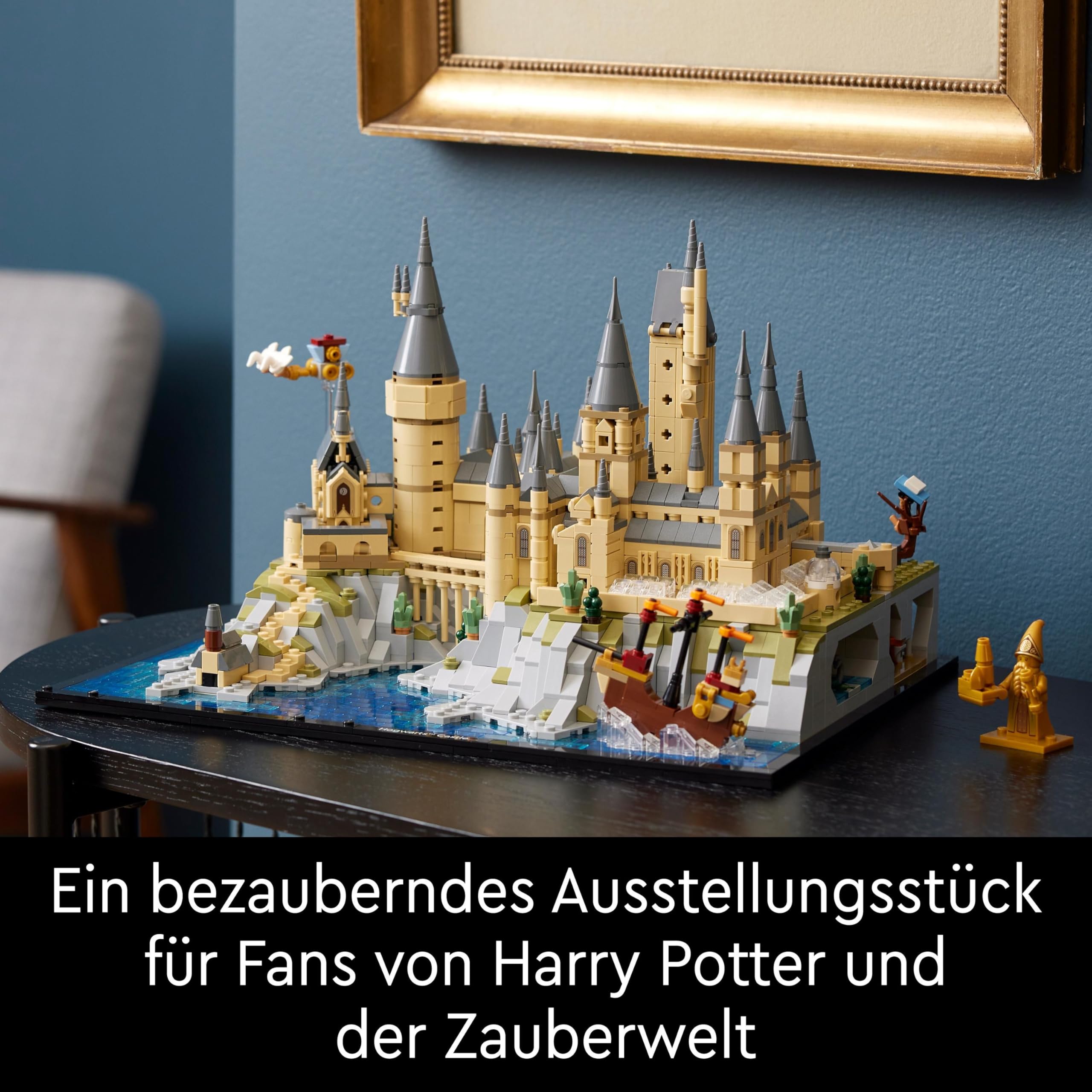 LEGO Harry Potter 76419 Schloss Hogwarts Gelände – Sammlerset mit Kammer des Schreckens & Figuren