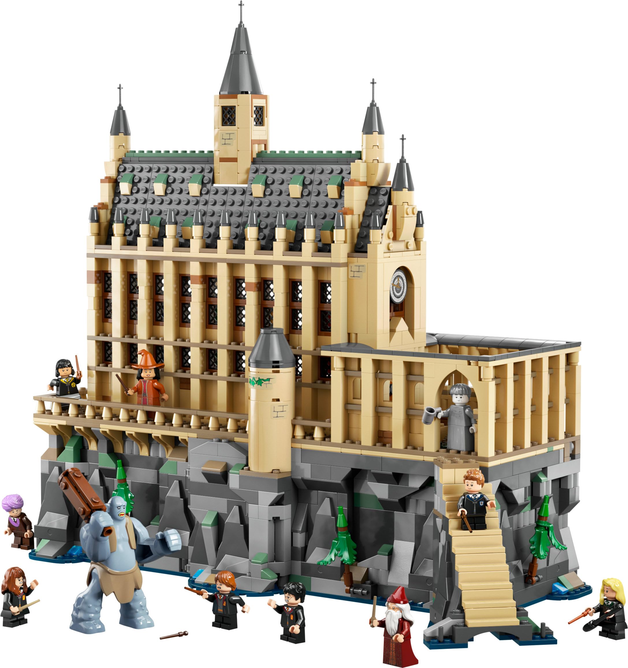 LEGO Harry Potter 76435 Schloss Hogwarts – Sammlerset mit 11 Minifiguren & Großer Halle