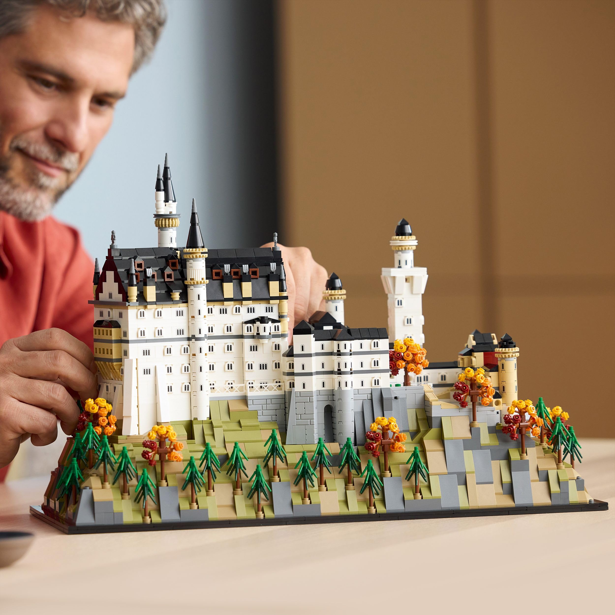 LEGO Architecture 21063 Schloss Neuschwanstein – Kreatives Bastelset & Deko-Modell für Erwachsene