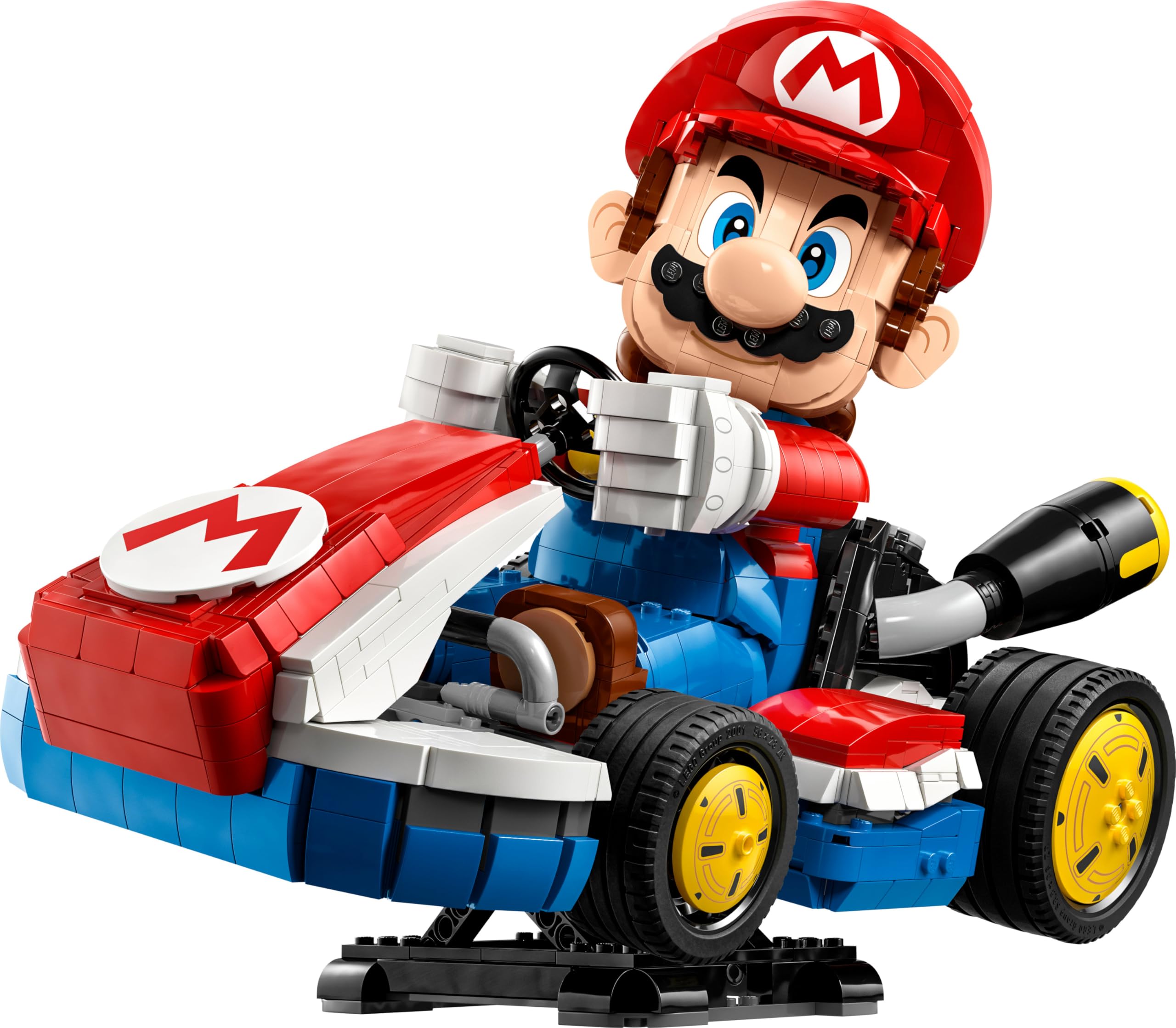 LEGO Super Mario Kart 72037 – Mario Figur & baubares Auto, Sammlerstück für Gamer & Fans, Geschenk für Erwachsene
