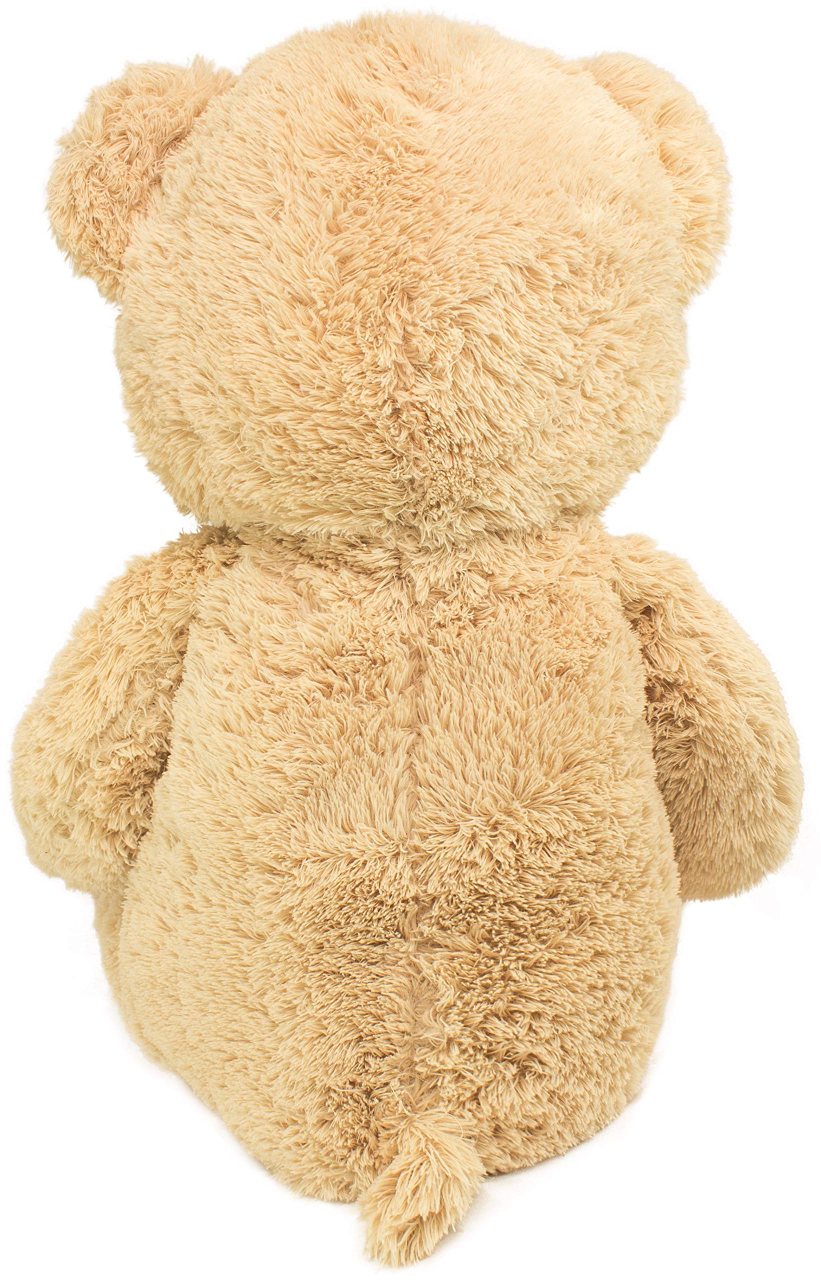 BRUBAKER XXL Teddybär 100 cm groß - Beige - Stofftier Plüschtier Kuscheltier