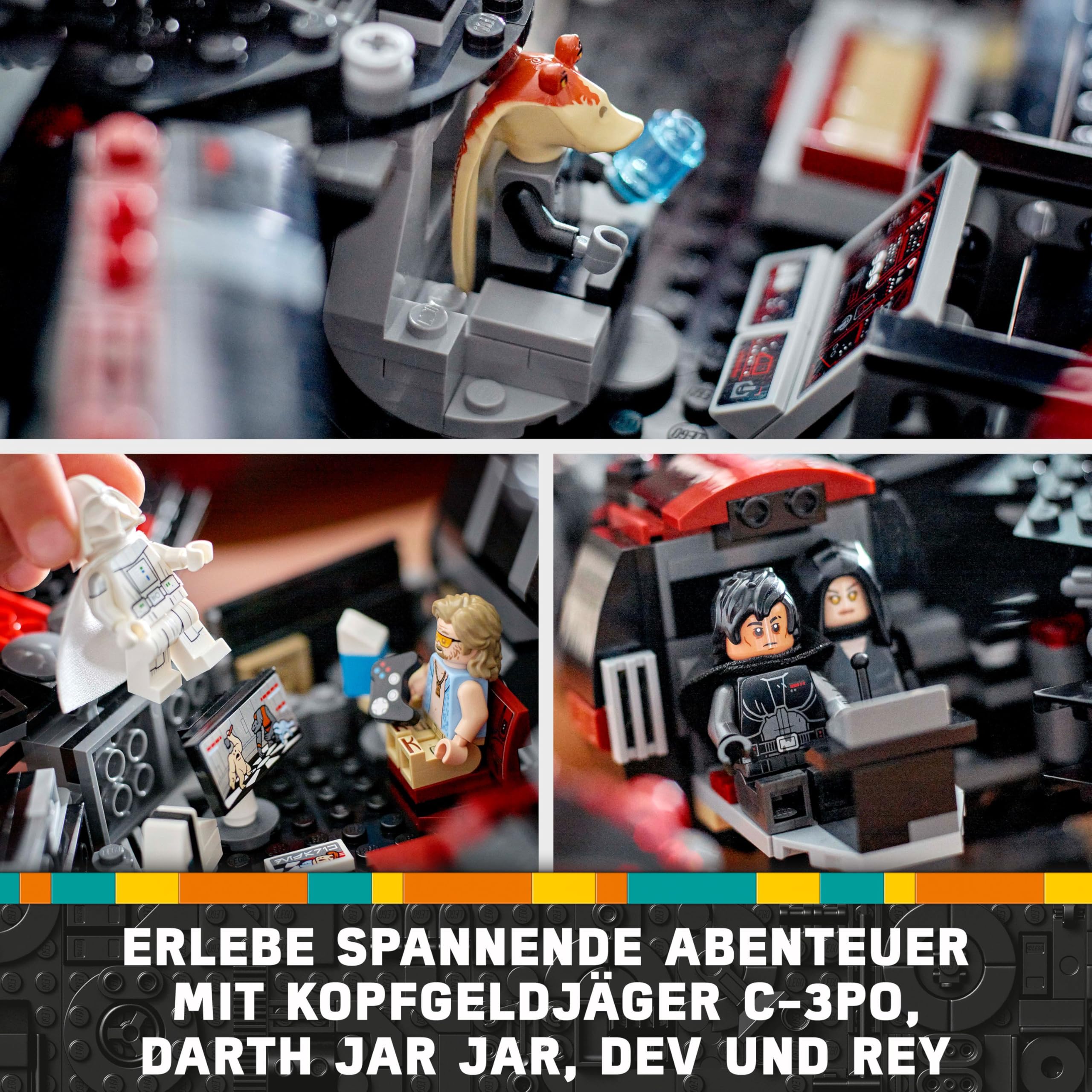 LEGO Star Wars 75389 Der Dunkle Falke – Spielzeug mit Shootern & 6 Minifiguren, Geschenk für Kinder & Erwachsene
